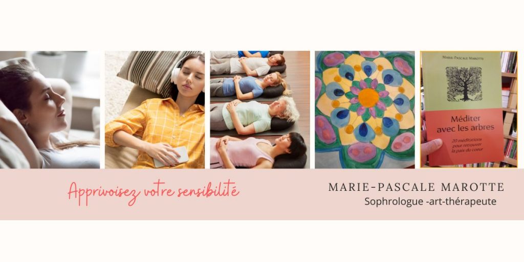 Marie-Pascale Marotte sophrologue art-thérapeute vous accueille à Tours 37 en cabinet et à distance,