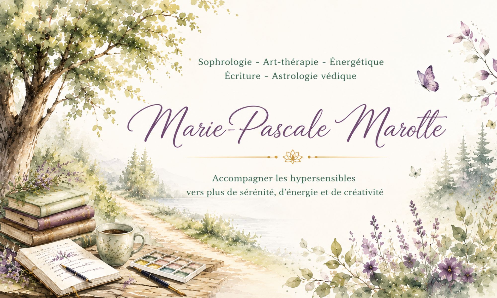 Marie-Pascale Marotte accompagne les personnes hypersensibles avec la sophrologie, l énergétique et l'astrologie védique